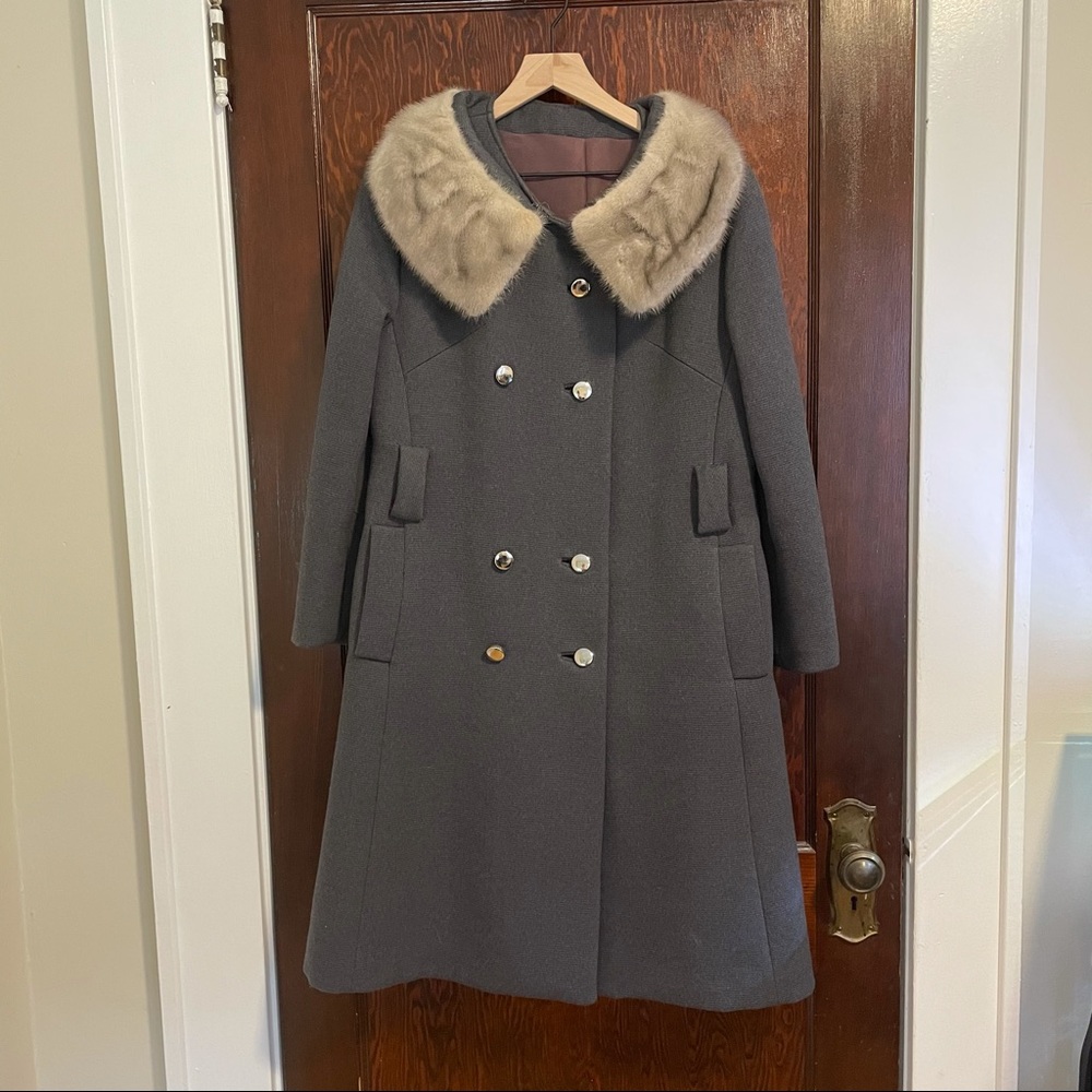 Fur Trim Coat (vintage)